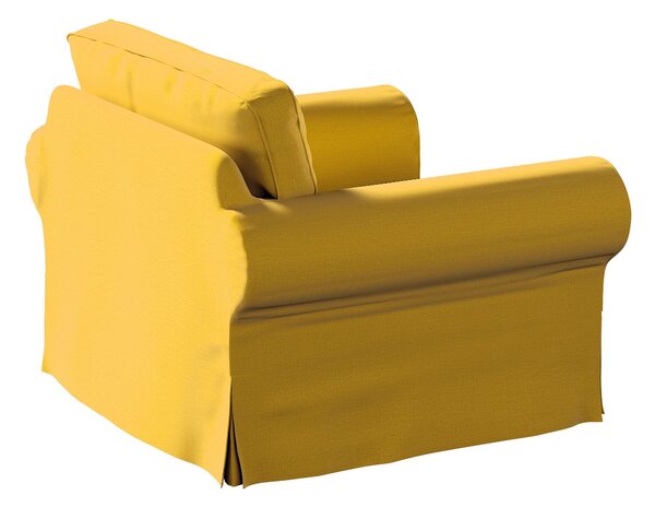 Potah na křeslo IKEA Ektorp barva žlutá látka sametová