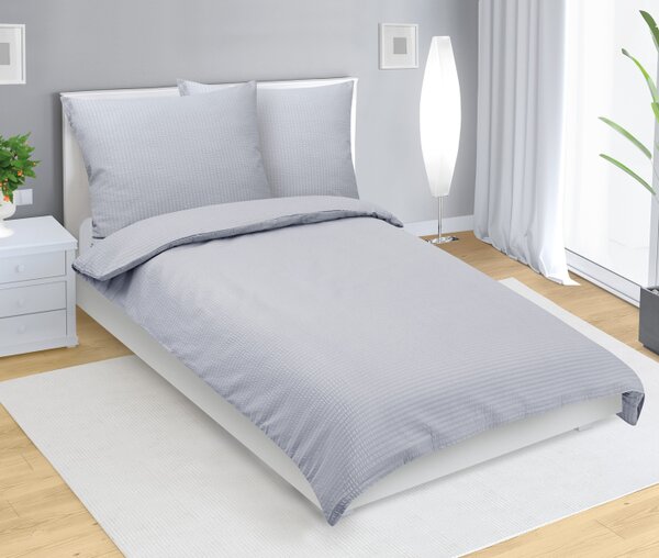 Bellatex Povlečení krepové Šedá uni rozměr 140x200, 70x90 cm