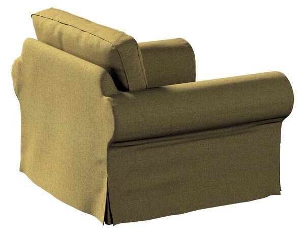 Potah na křeslo IKEA Ektorp barva zelená látka pletený vzor