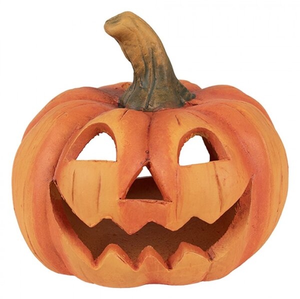 Dekorační rozesmátá dýně na Halloween Jack-o´-lantern – 23x18 cm