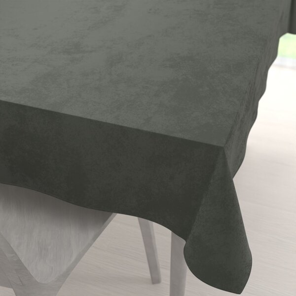 Biante Sametový obdélníkový ubrus Velvet Premium SVP-021 Tmavě šedozelený 60x100 cm
