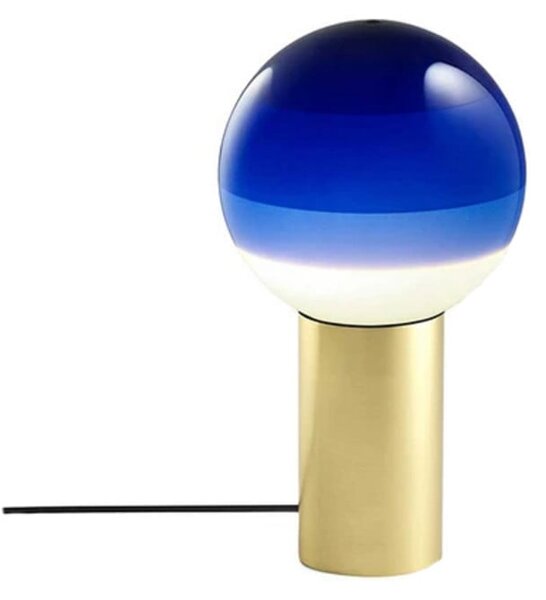 Stolní lampa MARSET, Zlatá / mosazná, Obývací pokoj, Sklo