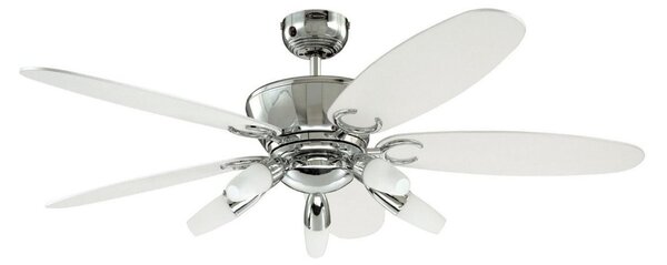 Stropní ventilátor se světlem Arius s dálkovým ovládáním – Westinghouse Westinghouse, Arius, Černá, Obývací pokoj, Kov, Moderní