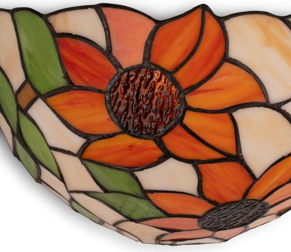 Brilagi - Tiffany vitrážové nástěnné svítidlo SUNFLOWER 1xE14/40W/230V