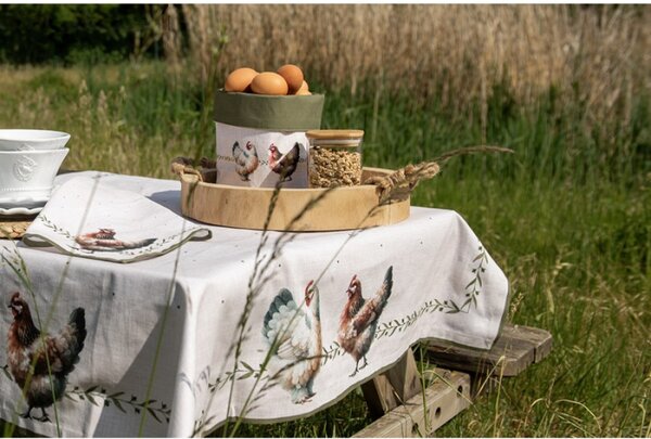 Chňapka s kohoutkem a slepičkou Farm Love – 18x30 cm