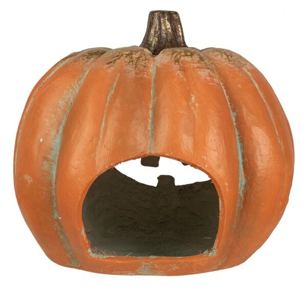 Rozesmátá dekorace dýně na halloween Jack o Lantern – 36x33x32 cm