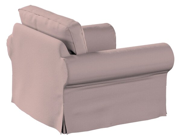 Potah na křeslo IKEA Ektorp barva růžová látka pletený vzor