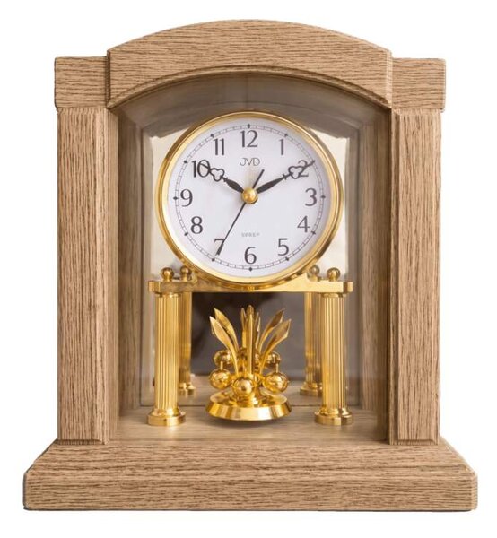 JVD Dřevěné stolní hodiny JVD HS3023.3 (s točitými ročkami) ( )