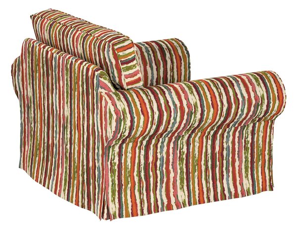 Potah na křeslo IKEA Ektorp barva vícebarevná látka pletený vzor, vzorované