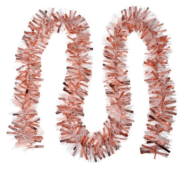 Růžový vánoční řetěz na stromeček Wonne – 200 cm