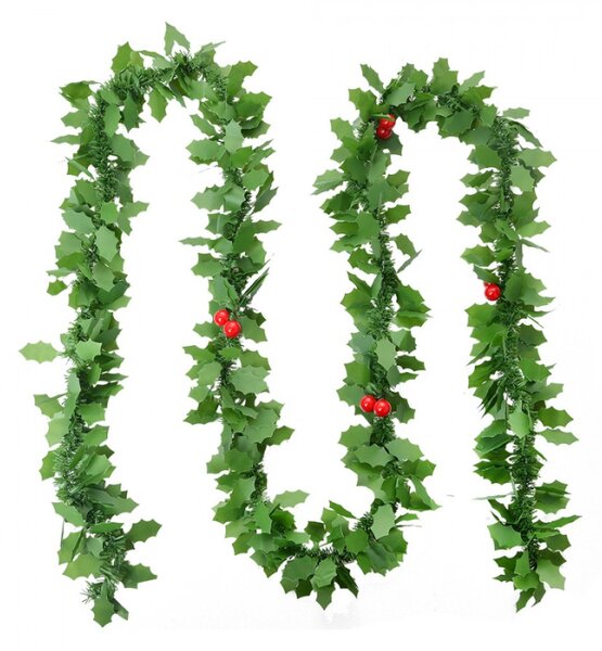 Zelená vánoční girlanda Gerrieke – 200 cm