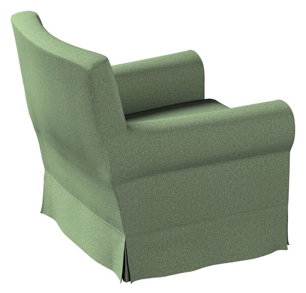 Potah na křeslo IKEA Ektorp Jennylund barva zelená látka pletený vzor