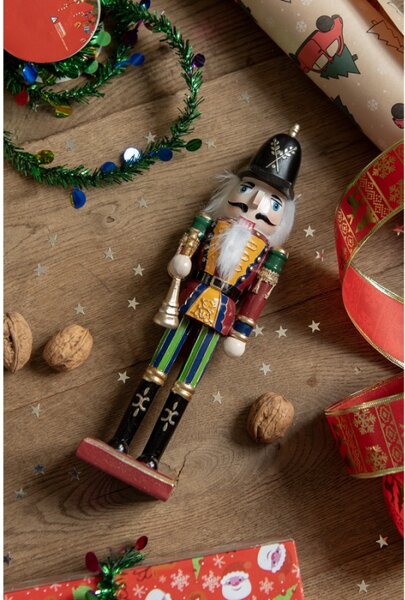 Set 12 ozdobných vánočních girland s barevnými ozdobami – 450 cm cm