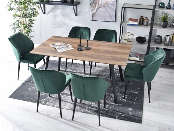 Židle Greta K (zelená + černá). Akce -10%