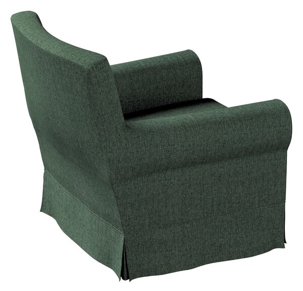 Potah na křeslo IKEA Ektorp Jennylund barva zelená látka pletený vzor