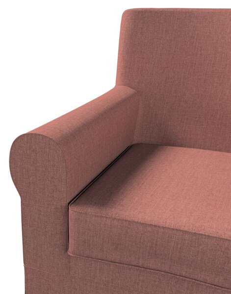 Potah na křeslo IKEA Ektorp Jennylund barva hnědá látka pletený vzor
