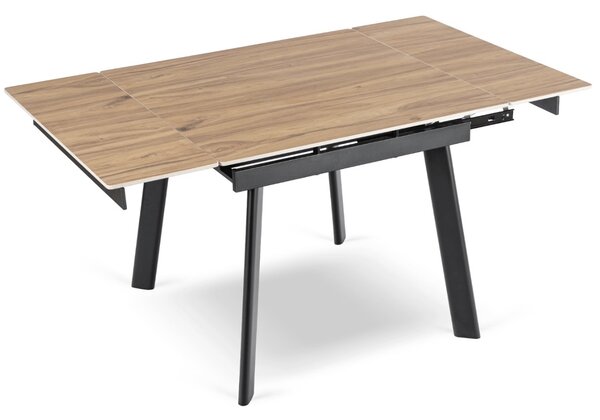 JAKS Rozkládací keramický jídelní stůl Lares 90 cm – 150 cm dub