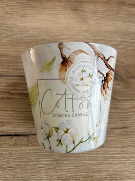 Vingo Voňavá svíčka ve skle - Cotton fresh