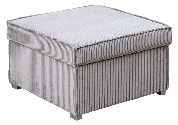 Béžový taburet SMART COSARO s úložným prostorem 65x65 cm