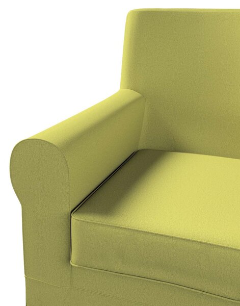 Potah na křeslo IKEA Ektorp Jennylund barva zelená látka lesklé, sametová
