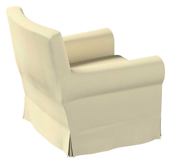 Potah na křeslo IKEA Ektorp Jennylund barva ekr látka lesklé, sametová