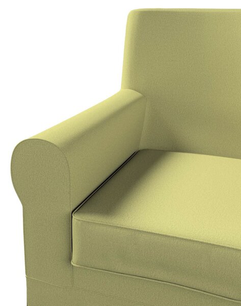 Potah na křeslo IKEA Ektorp Jennylund barva zelená látka lesklé, sametová