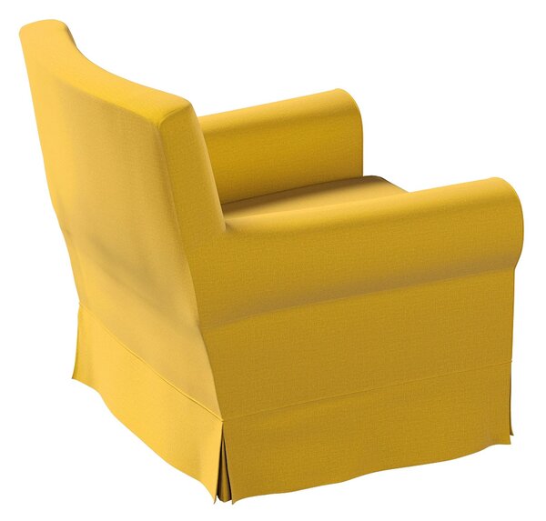 Potah na křeslo IKEA Ektorp Jennylund barva žlutá látka sametová