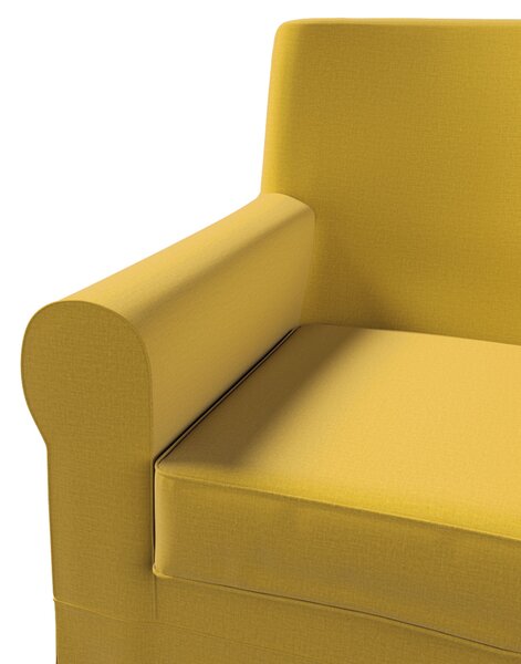 Potah na křeslo IKEA Ektorp Jennylund barva žlutá látka sametová