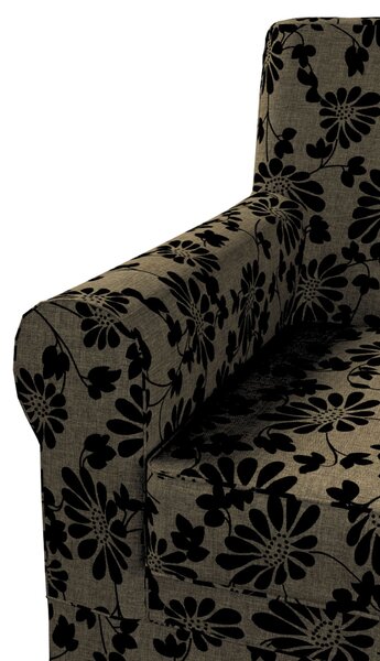 Potah na křeslo IKEA Ektorp Jennylund barva béžová látka pletený vzor, vzorované