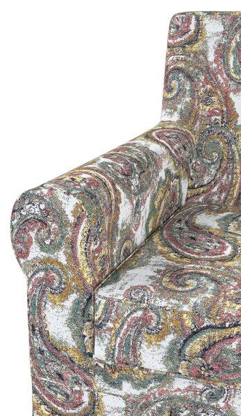 Potah na křeslo IKEA Ektorp Jennylund barva vícebarevná látka pletený vzor, vzorované
