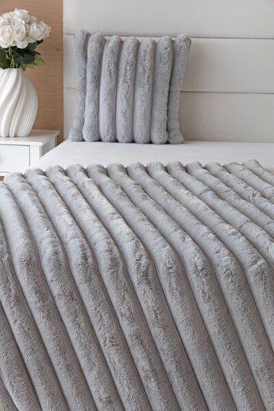 Povlak Fluffy šedý 100% polyester 50/50