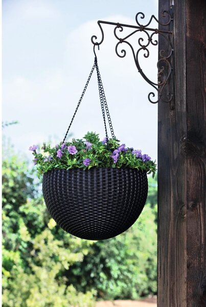 Plastový závěsný květináč ø 35 cm Hangingsphere – Keter