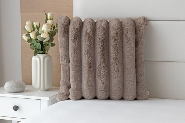 Povlak Fluffy hnědý 100% polyester 50/50