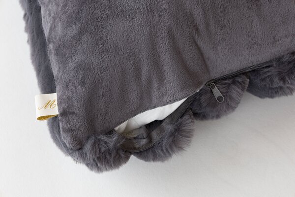 Povlak Fluffy antracitový 100% polyester 50/50