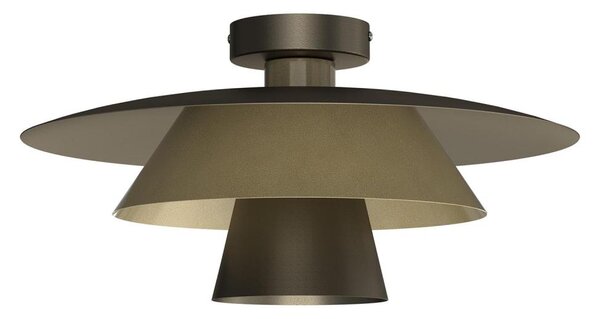 Stropní svítidlo PLATO 1xE27/15W/230V pr. 38 cm bronzová
