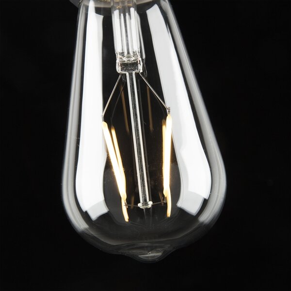 Dekorativní halogenová LED žárovka Kave Home E27 4W