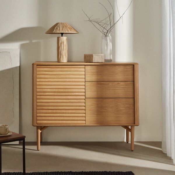 Přírodní stolní lampa Kave Home Samse