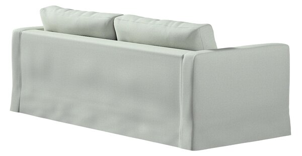 Potah na pohovku IKEA Karlstad 3-místná, nerozkládací, dlouhý barva modrá látka pletený vzor