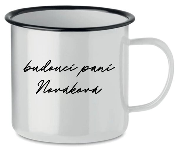 Personalizovaný retro plecháček - budoucí paní