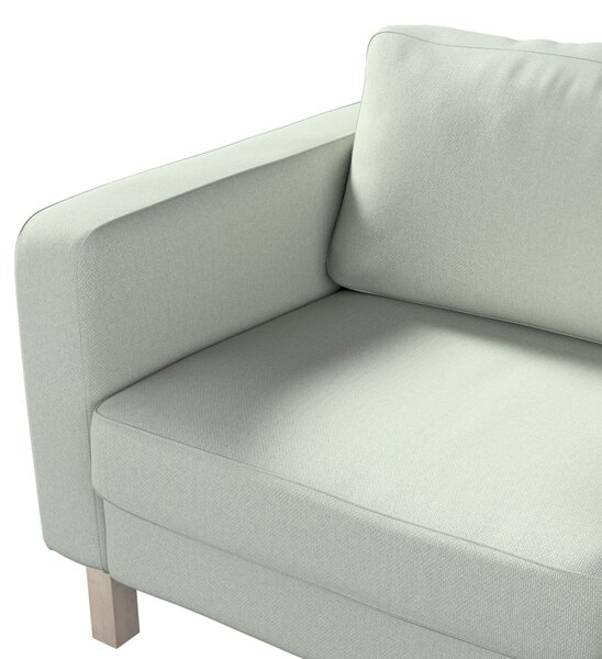 Potah na pohovku IKEA Karlstad 2-místná, nerozkládací, krátký barva modrá látka pletený vzor
