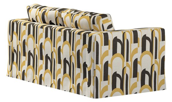 Potah na pohovku IKEA Karlstad 2-místná , nerozkládací, dlouhý barva vícebarevná látka pletený vzor, vzorované
