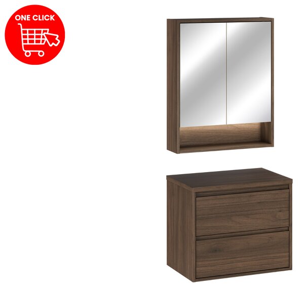 Comad Set koupelnového nábytku Viola Villa 60 ořech villa