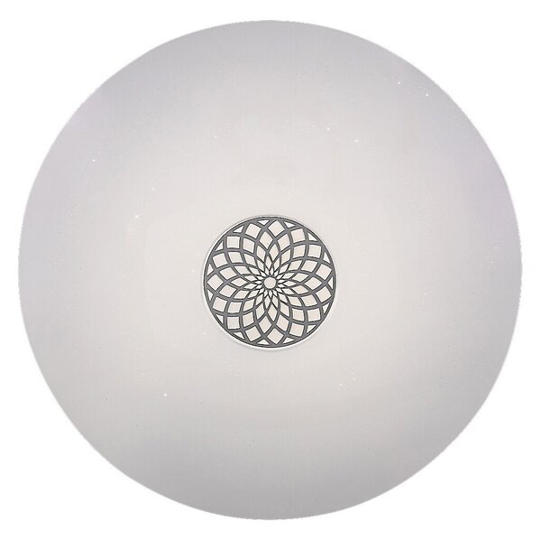 Rabalux 5365 LED stropnice Ophelia 1x40W | 3200lm | 3000-6500K | RGB - stmívatelné, dálkové ovládání, časovač, noční osvětlení, Wi-Fi, hvězdný efekt, chrom, bílá