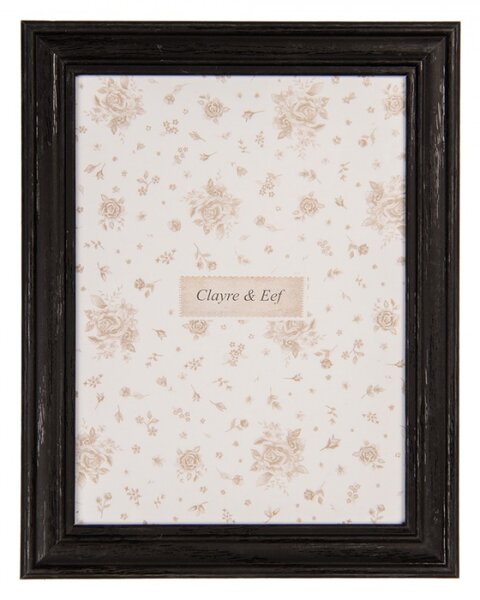 Černý dřevěný fotorámeček Vanderbilt M – na fotografii o průměru 13x18 cm