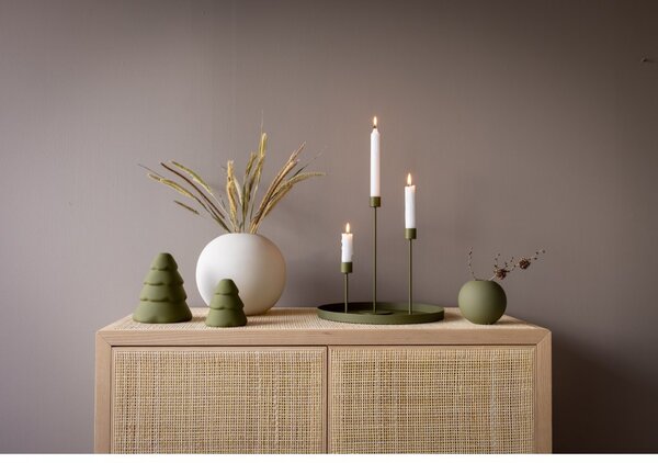 COOEE Design Svícen Candlestick Olive - 21 cm CED322
