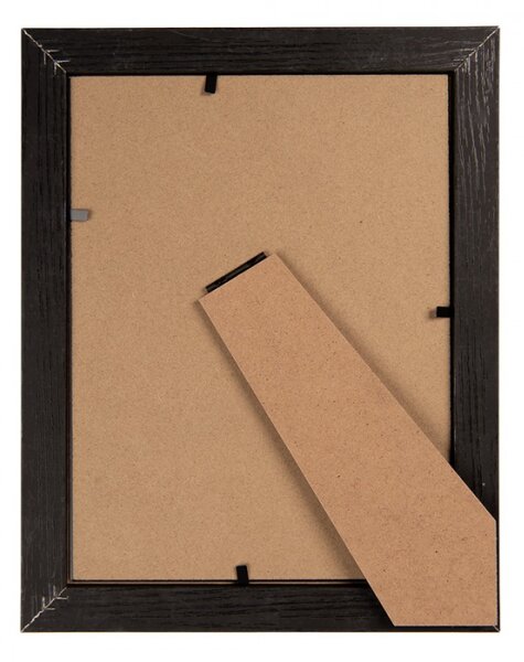Černý dřevěný fotorámeček Vanderbilt M – na fotografii o průměru 13x18 cm