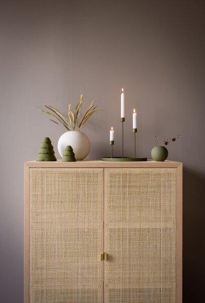 COOEE Design Svícen Candlestick Olive - 13 cm CED328