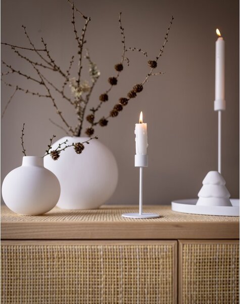 COOEE Design Svícen Candlestick White - 29 cm CED319