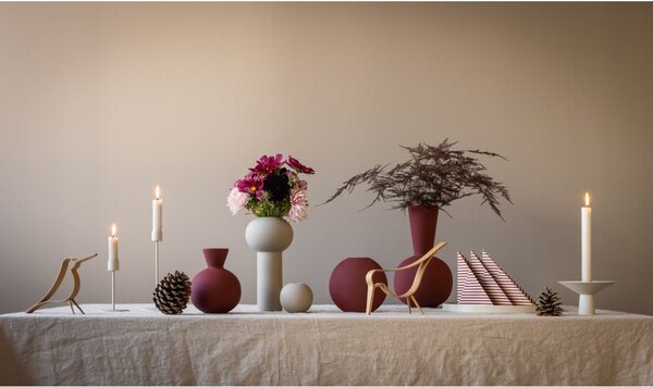 COOEE Design Svícen Candlestick Sand - 13 cm CED325
