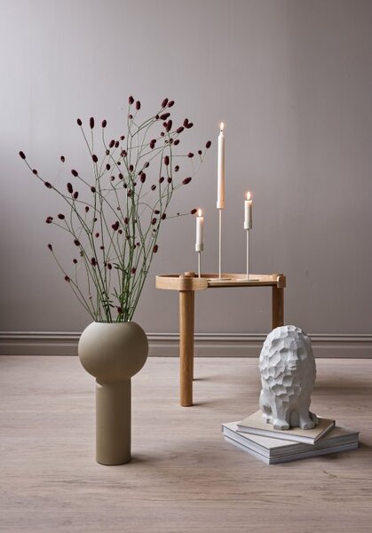 COOEE Design Svícen Candlestick White - 13 cm CED329